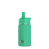 Mini 14oz Stainless Steel Kids Water Bottle With Straw Lid- Jade -Best Cup Shop 20degreejade