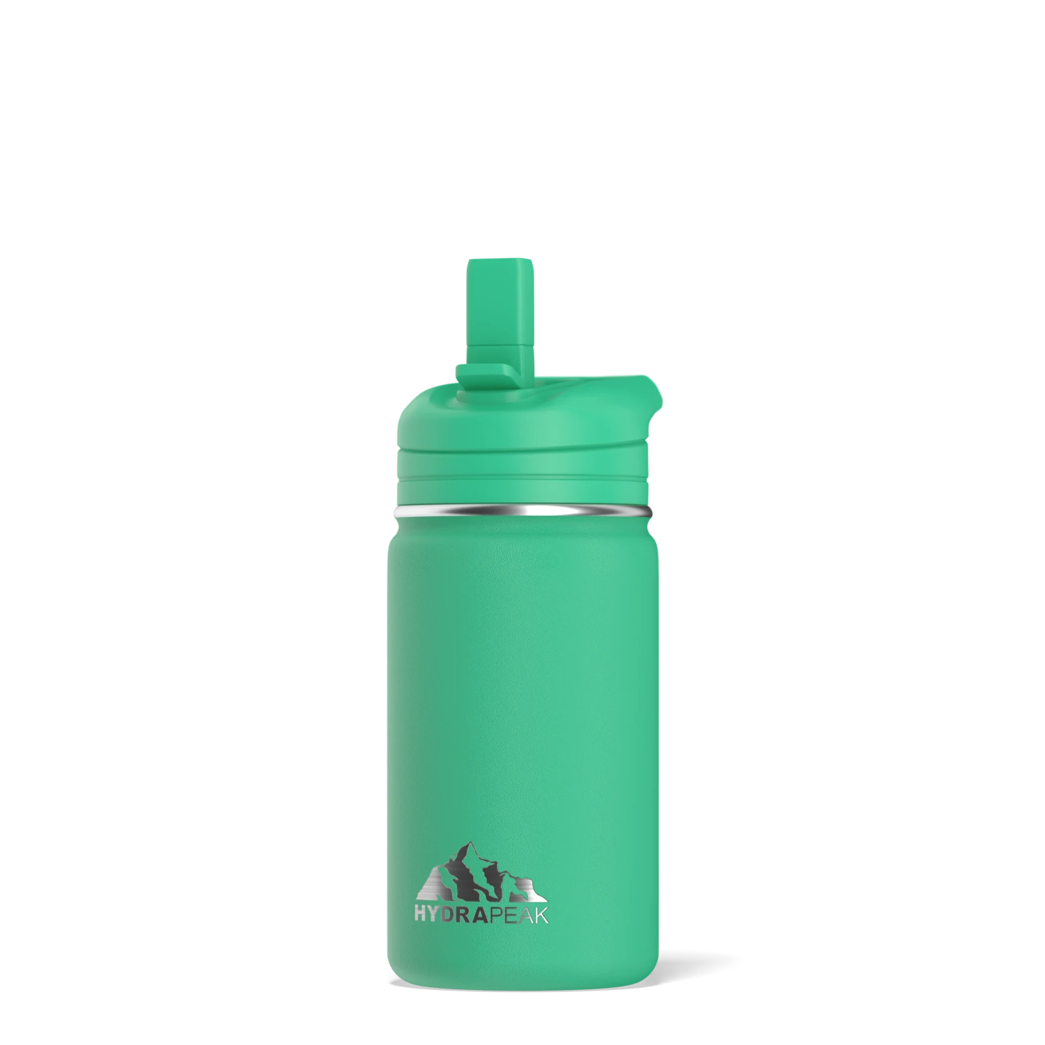 Mini 14oz Stainless Steel Kids Water Bottle with Straw Lid- Jade Mini 14oz Stainless Steel Kids Water Bottle With Straw Lid- Jade -Best Cup Shop 20degreejade