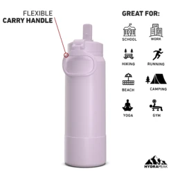 26oz Insulated Water Bottles With Matching Straw Lid And Rubber Boot - Blush 6 26oz Insulated Water Bottles With Matching Straw Lid And Rubber Boot - Blush -Best Cup Shop 26ozsportbootSTRAWbackBlus