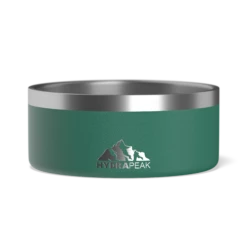 4 Cup Stainless Steel Dog Bowls For Water Or Food- Forest