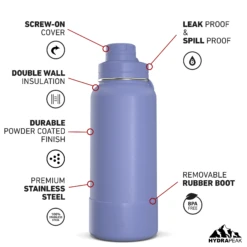 32oz Insulated Water Bottles With Matching Chug Lid And Rubber Boot - Iris 4 32oz Insulated Water Bottles With Matching Chug Lid And Rubber Boot - Iris -Best Cup Shop 32ozsportchugturnIceberg f934ba14 1b4f 4a71 9614 698f7a015d5b