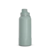 32oz Insulated Water Bottles With Matching Chug Lid And Rubber Boot- Pale Sage -Best Cup Shop 32ozsportchugturnPaleSage