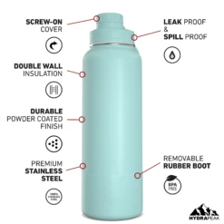 40oz Insulated Water Bottles With Matching Chug Lid And Rubber Boot- Alpine -Best Cup Shop 40ozCHUGfrontAlpine 2d956a0d 8695 40f0 9162 2262670dddec