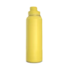 40oz Insulated Water Bottles With Matching Chug Lid And Rubber Boot - Lemon -Best Cup Shop 40ozCHUGfrontLemon