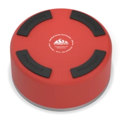 8 Cup Stainless Steel Dog Bowls For Water Or Food- Merlot -Best Cup Shop 64DogBowl BottomRubber Red PC