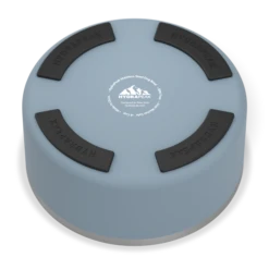 8 Cup Stainless Steel Dog Bowls For Water Or Food- Storm -Best Cup Shop 64DogBowl BottomRubber Storm PC