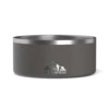 8 Cup Stainless Steel Dog Bowls For Water Or Food - Graphite -Best Cup Shop 64DogBowl Graphite PC