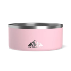 8 Cup Stainless Steel Dog Bowls For Water Or Food - Pink