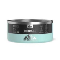 8 Cup Stainless Steel Dog Bowls For Water Or Food- Aqua -Best Cup Shop 64DogBowl WithSleeve Aqua PC