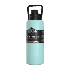 Adventure 67oz Insulated Water Bottle With Handle And Matching Rubber Boot- Alpine