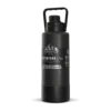 Adventure 67oz Insulated Water Bottle With Handle And Matching Rubber Boot- Black -Best Cup Shop Adventure67oz Black