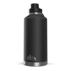 72oz Stainless Steel Insulated Water Bottle With Flexible Chug Lid- Black