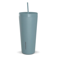 Traveler 25oz Insulated Tumbler With Lid And Straw- Modern Blue