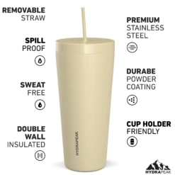 Traveler 25oz Insulated Tumbler With Lid And Straw- Modern Cream 5 Traveler 25oz Insulated Tumbler With Lid And Straw- Modern Cream -Best Cup Shop HP 25oz Traveler ModernCremeTurned 8e6581e5 7d37 4043 9451 0211f5e75955