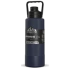 Adventure 67oz Insulated Water Bottle With Handle And Matching Rubber Boot - Navy