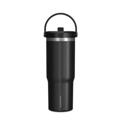 Nomad 32 Oz Tumbler With Handle And Straw Lid - Black