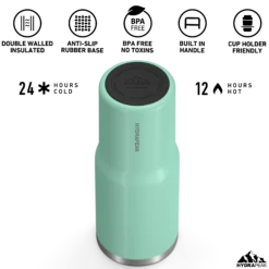 Nomad 32oz Tumbler With Handle And Straw Lid - Pale Sage -Best Cup Shop HP Nomad 32 BottomView PaleSage