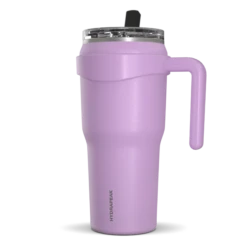 Roadster 40oz Tumbler With Handle And 2-in-1 Straw Lid- Mauve