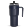 Roadster 40oz Tumbler With Handle And 2-in-1 Straw Lid- Navy -Best Cup Shop HP ROADSTER Navy Front NoSleeve