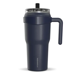 Roadster 40oz Tumbler With Handle And 2-in-1 Straw Lid- Navy