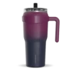 Roadster 40oz Tumbler With Handle And 2-in-1 Straw Lid- Ombre -Best Cup Shop HP ROADSTER Ombre07 FrontStrawUp