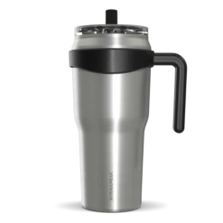 Roadster 40oz Tumbler With Handle And 2-in-1 Straw Lid- Stainless Steel