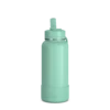 32oz Insulated Water Bottles With Matching Straw Lid And Rubber Boot- Pale Sage -Best Cup Shop HP SPORTBOOT 32 Front 20d3 PaleSage