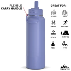 40oz Insulated Water Bottles With Matching Straw Lid And Rubber Boot- Iris 5 40oz Insulated Water Bottles With Matching Straw Lid And Rubber Boot- Iris -Best Cup Shop HP SPORTBOOT 40 Back 20d Iris