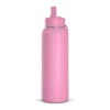 40oz Insulated Water Bottles With Matching Straw Lid And Rubber Boot - Bubblegum -Best Cup Shop HP SPORTBOOT 40 Front 20d Bubblegum