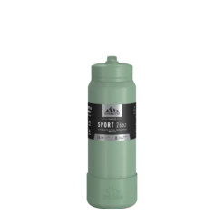 26oz Insulated Water Bottles With Matching Straw Lid And Rubber Boot- Sage -Best Cup Shop HP SportBoot 26 FrontwSleeve Sage 36