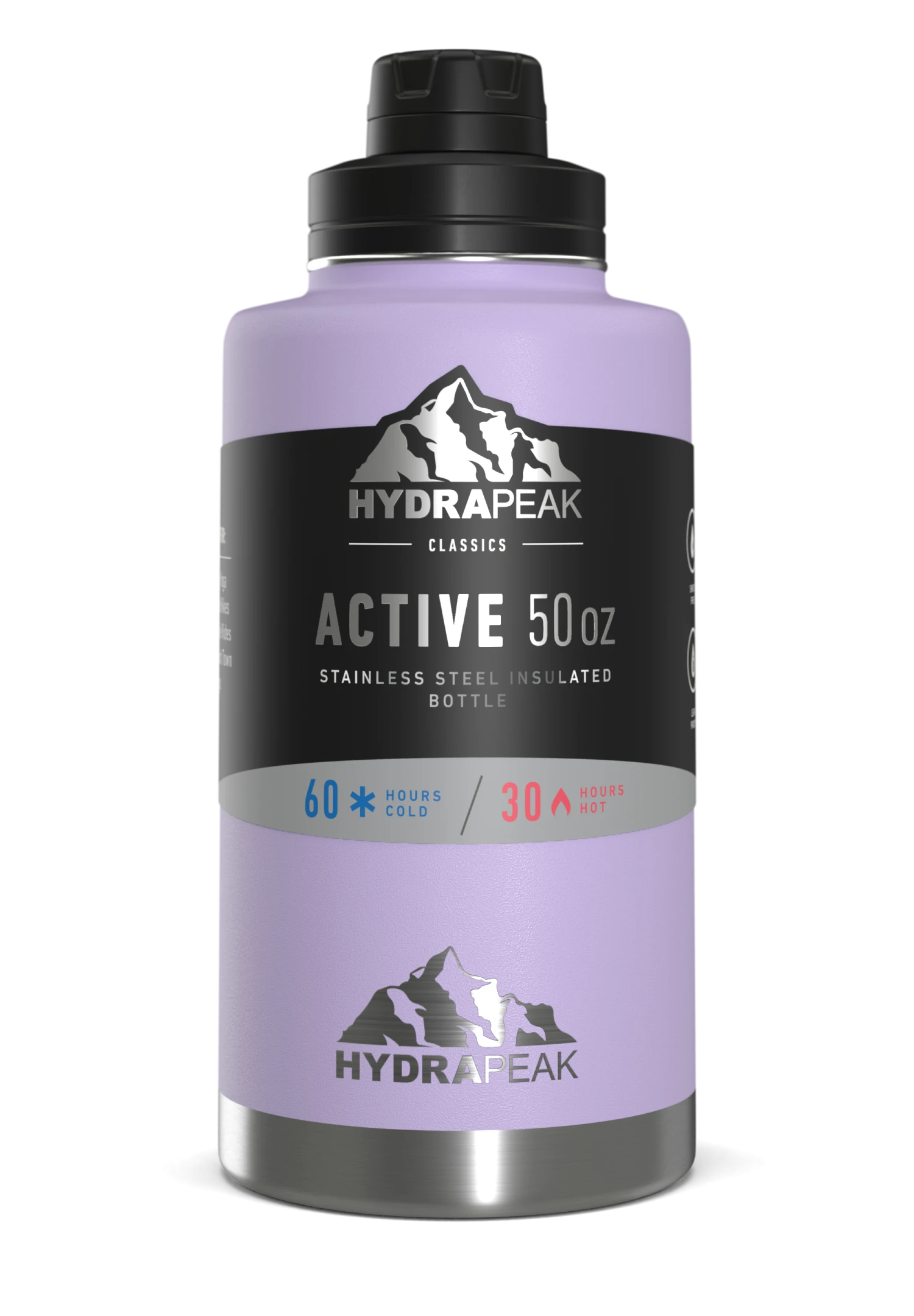 50oz Stainless Steel Insulated Large Water Bottle With Chug Lid - Lavender 50oz Stainless Steel Insulated Large Water Bottle With Chug Lid - Lavender -Best Cup Shop HP Wide 50 Chug DLavenderSleeve