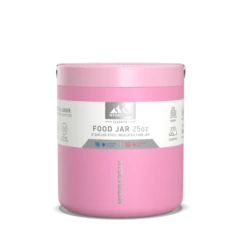 25oz Stainless Steel Vacuum Insulated Thermos Food Jar - Bubblegum -Best Cup Shop HP 25oz FoodContainer FrontWithSleeve Bubblegum