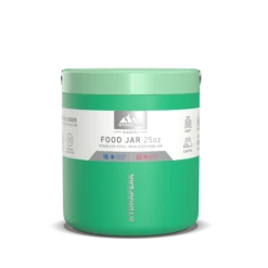 25oz Stainless Steel Vacuum Insulated Thermos Food Jar - Jade 3 25oz Stainless Steel Vacuum Insulated Thermos Food Jar - Jade -Best Cup Shop HP 25oz FoodContainer FrontWithSleeve Jade