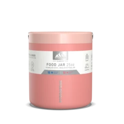 25oz Stainless Steel Vacuum Insulated Thermos Food Jar - Peach -Best Cup Shop HP 25oz FoodContainer FrontWithSleeve Peach