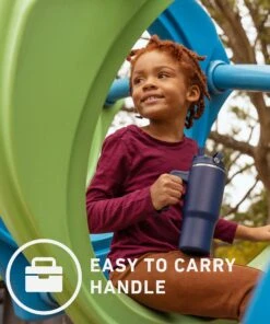 Voyager Kid's 18 Oz Tumbler With Handle And Straw Lid - Navy -Best Cup Shop VoyagerMini 13EDITED bd8e1fb9 6d05 4510 9219 e1aaeed844c5