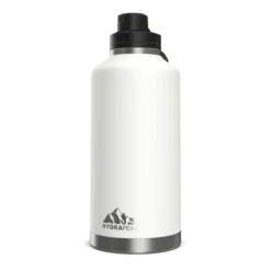 72oz Stainless Steel Insulated Water Bottle With Flexible Chug Lid- White