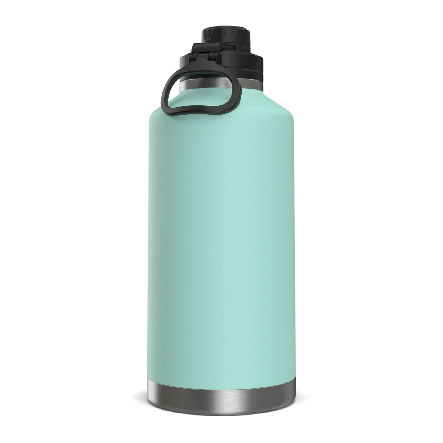 72oz Stainless Steel Insulated Water Bottle With Flexible Chug Lid- Aqua 72oz Stainless Steel Insulated Water Bottle With Flexible Chug Lid- Aqua -Best Cup Shop aqua72ozback