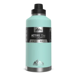 72oz Stainless Steel Insulated Water Bottle With Flexible Chug Lid- Aqua 4 72oz Stainless Steel Insulated Water Bottle With Flexible Chug Lid- Aqua -Best Cup Shop aqua72ozsleeve