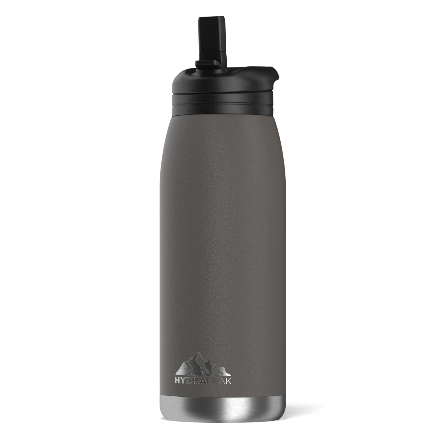 Flow 32oz Stainless Steel Insulated Water Bottle with Straw Lid Bottle- Graphite Flow 32oz Stainless Steel Insulated Water Bottle With Straw Lid Bottle- Graphite -Best Cup Shop backblack1 23