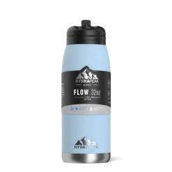 Flow 32oz Stainless Steel Insulated Water Bottle With Straw Lid Bottle- Cloud -Best Cup Shop backblack1 37