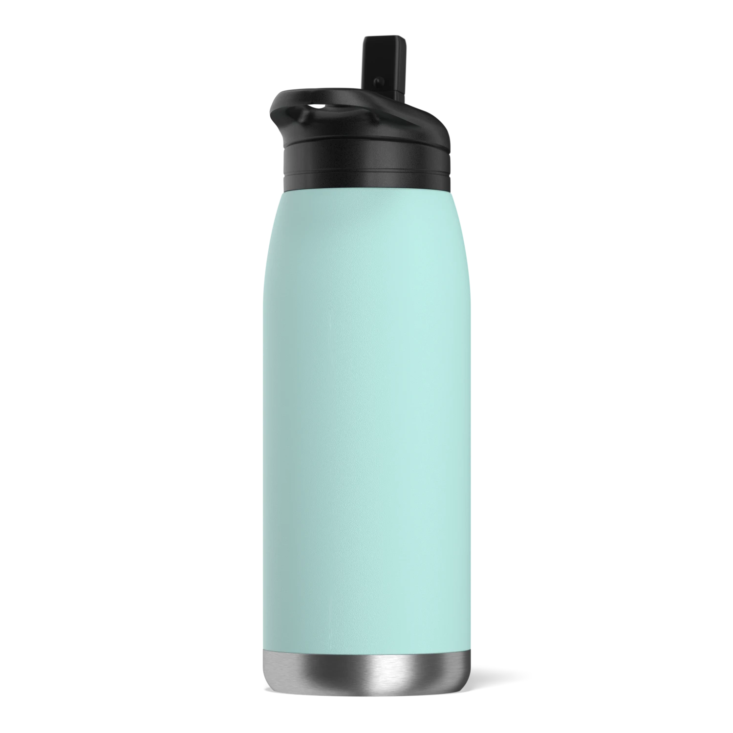 Flow 32oz Stainless Steel Insulated Water Bottle with Straw Lid Bottle - Aqua Flow 32oz Stainless Steel Insulated Water Bottle With Straw Lid Bottle - Aqua -Best Cup Shop backblack1 51