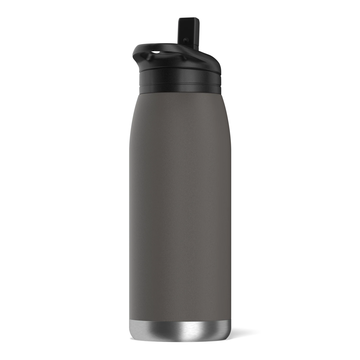 Flow 32oz Stainless Steel Insulated Water Bottle with Straw Lid Bottle- Graphite Flow 32oz Stainless Steel Insulated Water Bottle With Straw Lid Bottle- Graphite -Best Cup Shop backblack1 6