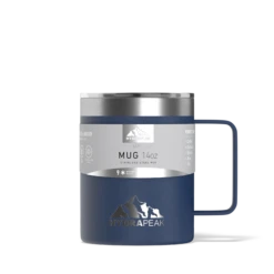 Savor 14oz Stainless Steel Insulated Coffee Mug With Handle Mug - Cobalt -Best Cup Shop cobaltsleeve