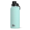 32oz Stainless Steel Insulated Water Bottle With Flexible Chug Lid - Aqua -Best Cup Shop frontaqua