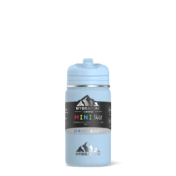 Mini 14oz Stainless Steel Kids Water Bottle With Straw Lid- Cloud -Best Cup Shop frontsleeveCloud