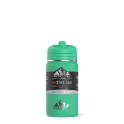 Mini 14oz Stainless Steel Kids Water Bottle With Straw Lid- Jade 4 Mini 14oz Stainless Steel Kids Water Bottle With Straw Lid- Jade -Best Cup Shop frontsleeveJade