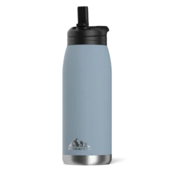 Flow 32oz Stainless Steel Insulated Water Bottle With Straw Lid Bottle- Storm