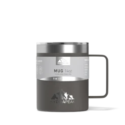 Savor 14oz Stainless Steel Insulated Coffee Mug With Handle Mug- Graphite -Best Cup Shop graphitesleeve