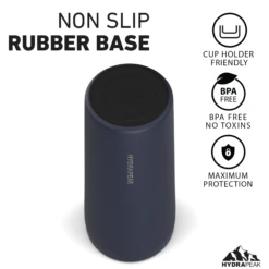 Traveler 25oz Insulated Tumbler With Lid And Straw- Navy -Best Cup Shop navybase