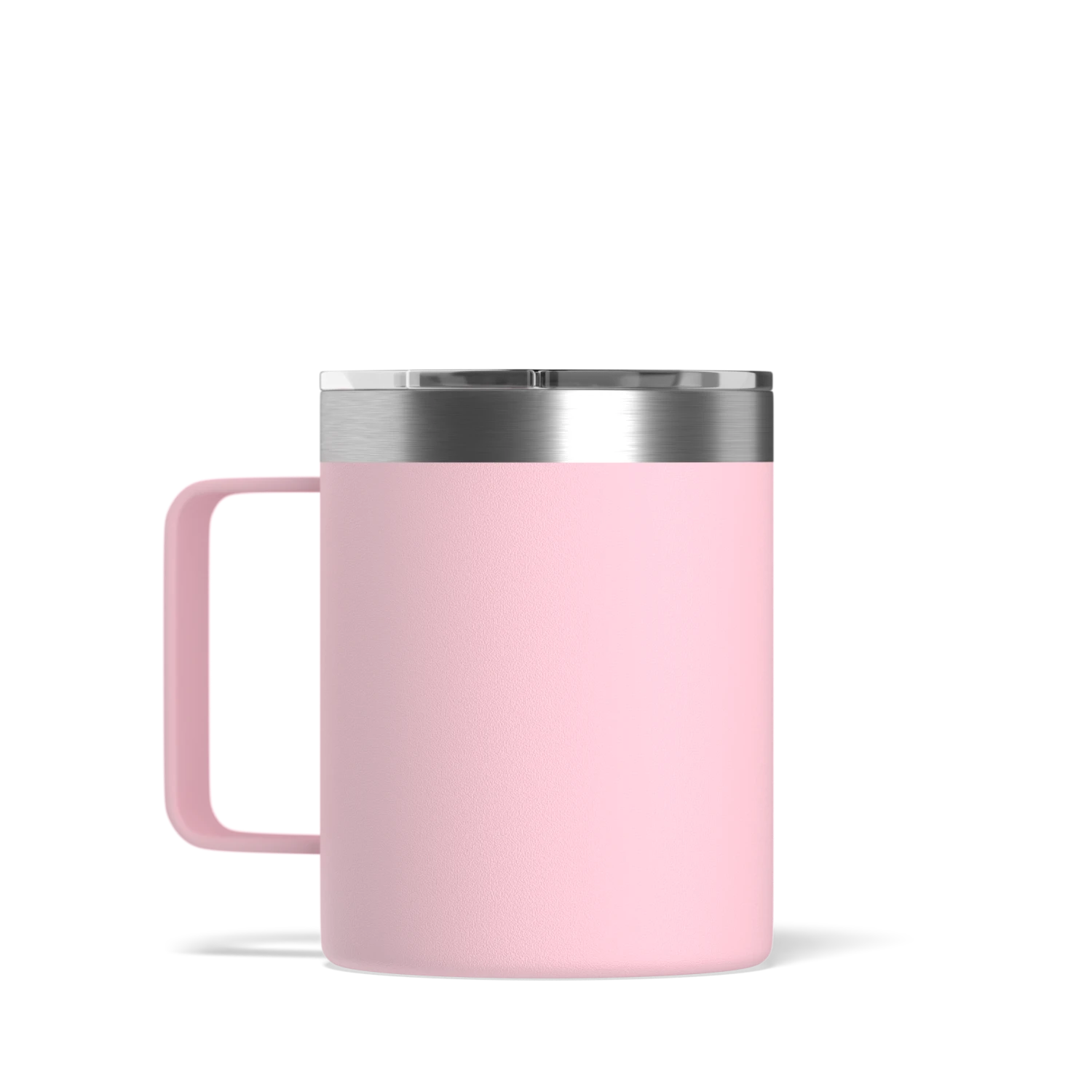 Savor 14oz Stainless Steel Insulated Coffee Mug with Handle Mug- Pink Savor 14oz Stainless Steel Insulated Coffee Mug With Handle Mug- Pink -Best Cup Shop pinkback